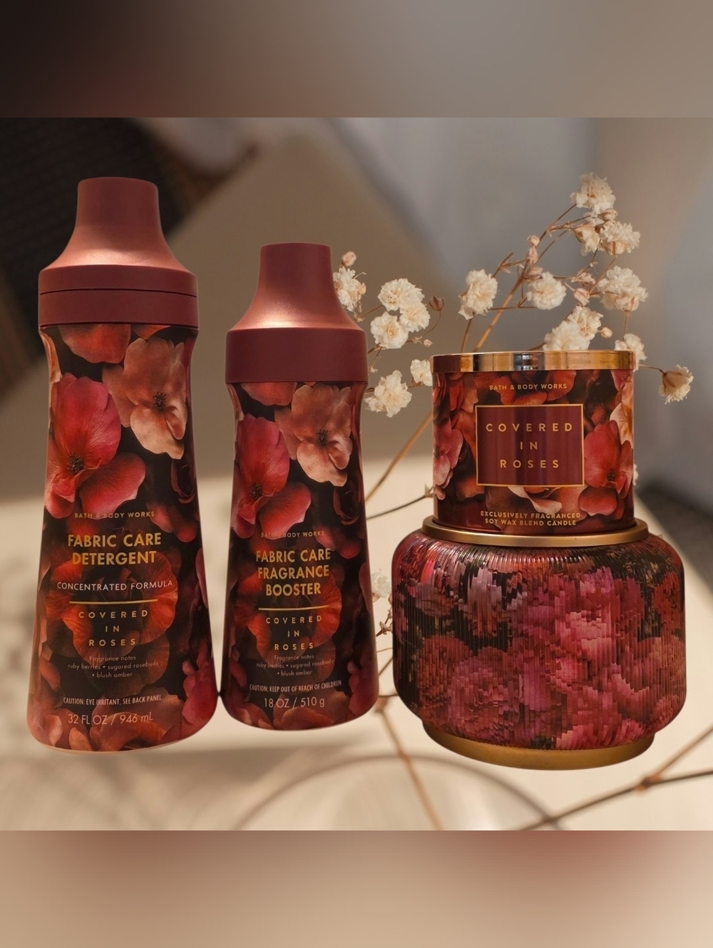 Bath & Body Works Covered in Roses 4 Pc Bundle 🌹✨